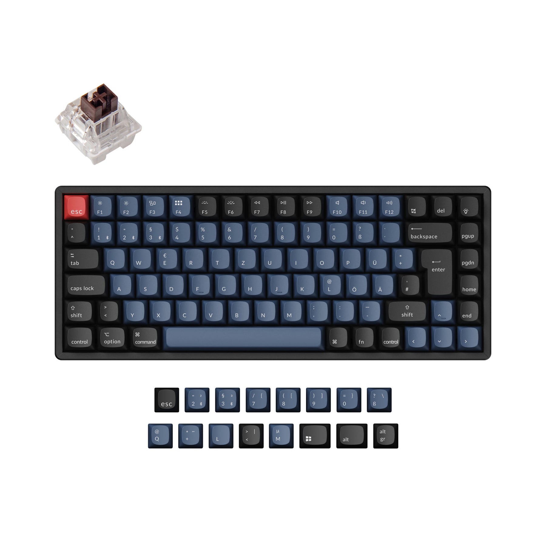 keychron-k2-pro-clavier-m-canique-sans-fil-qmk-via-iso-collection image 6