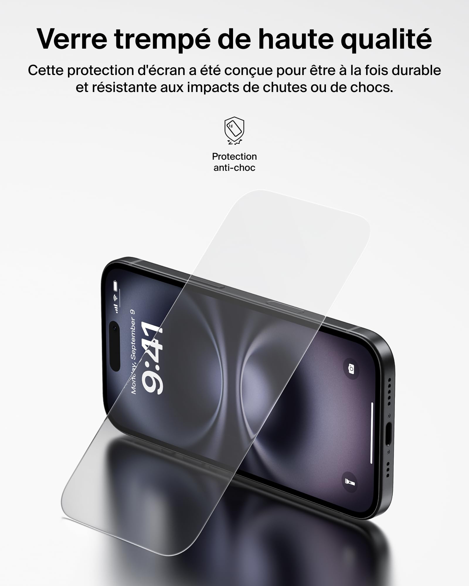 belkin-screenforce-temperedglass-protection-d-cran-iphone-17-pro-pack-de-2-9h image 2