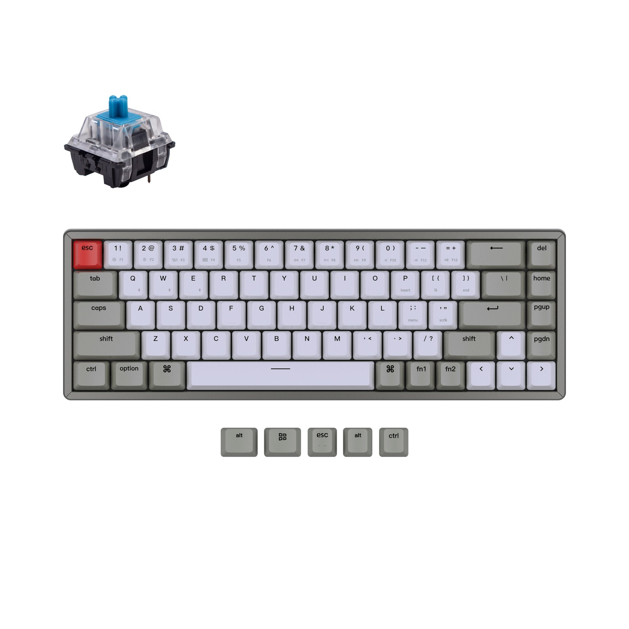 keychron-k6-clavier-m-canique-sans-fil-sans-r-tro-clairage-us-ansi-65 image 5