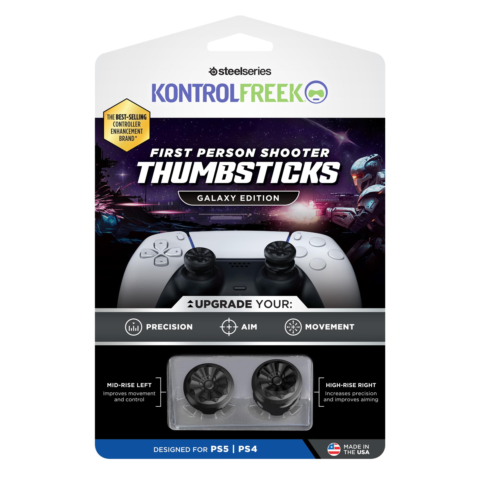 kontrolfreek-fps-freek-galaxy-black-grips-manette-ps5-ps4 image 6