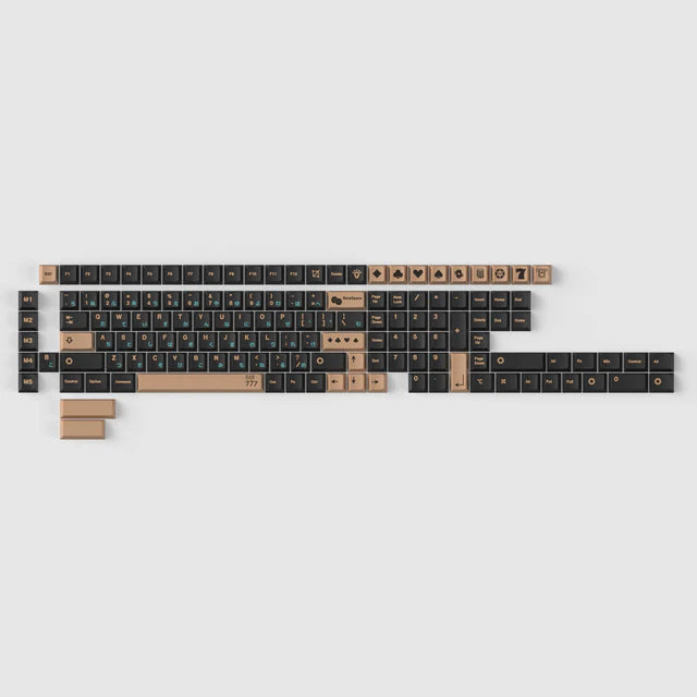 keychron-golden-casino-set-140-keycaps-pbt-dye-sub-profil-cherry image 2