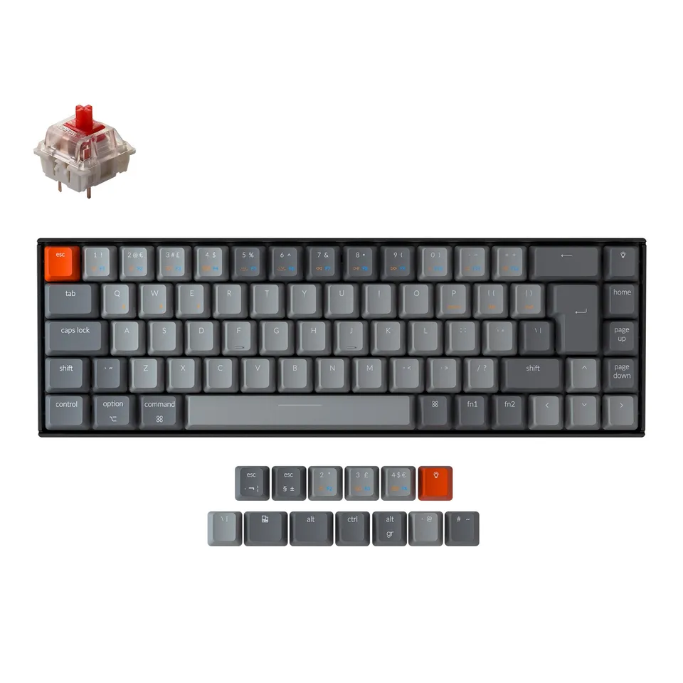 keychron-k6-clavier-m-canique-sans-fil-compact-65-uk-iso image 1