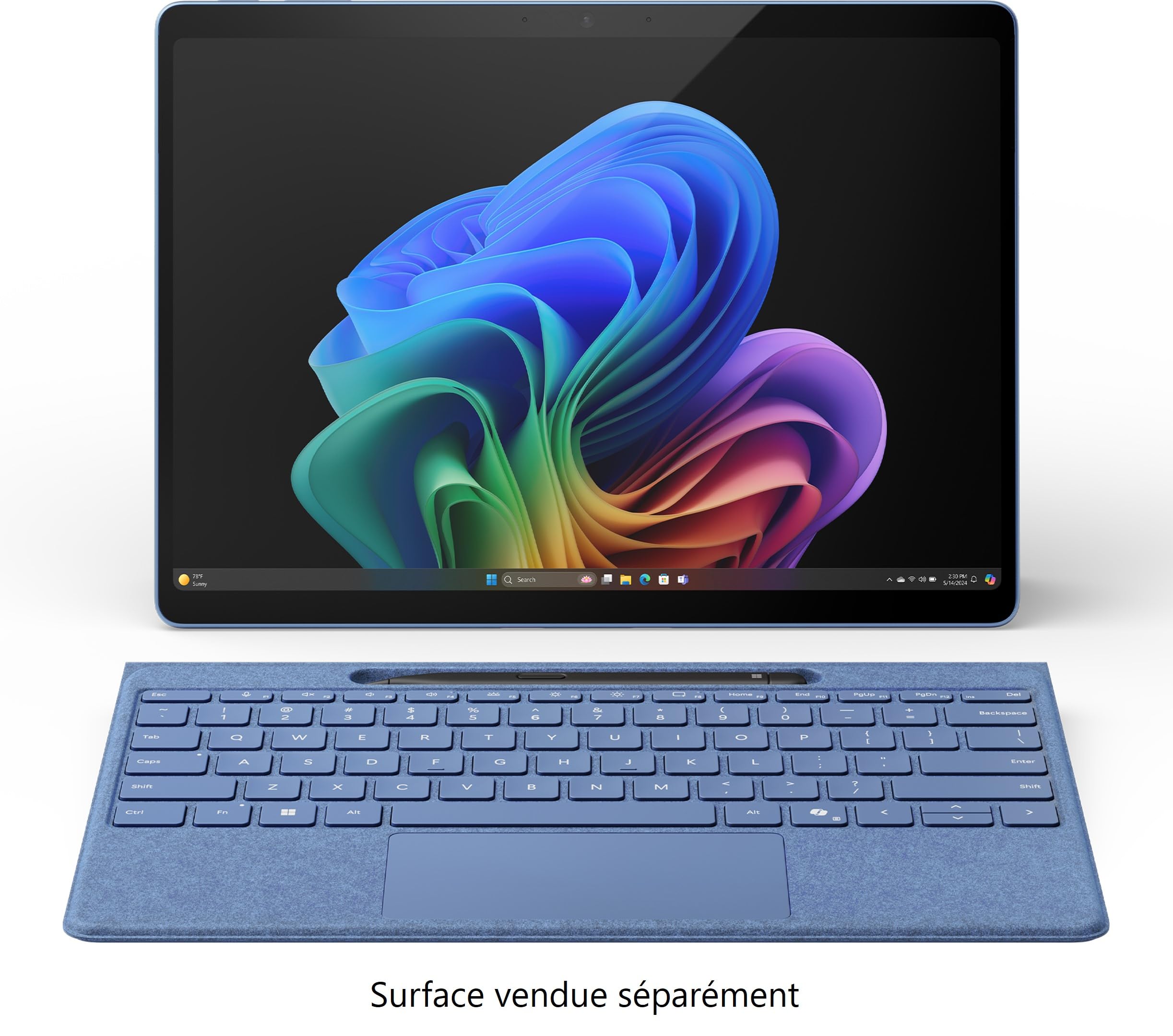 microsoft-surface-pro-flex-keyboard-slim-pen-2-clavier-azerty-bleu-saphir image 3