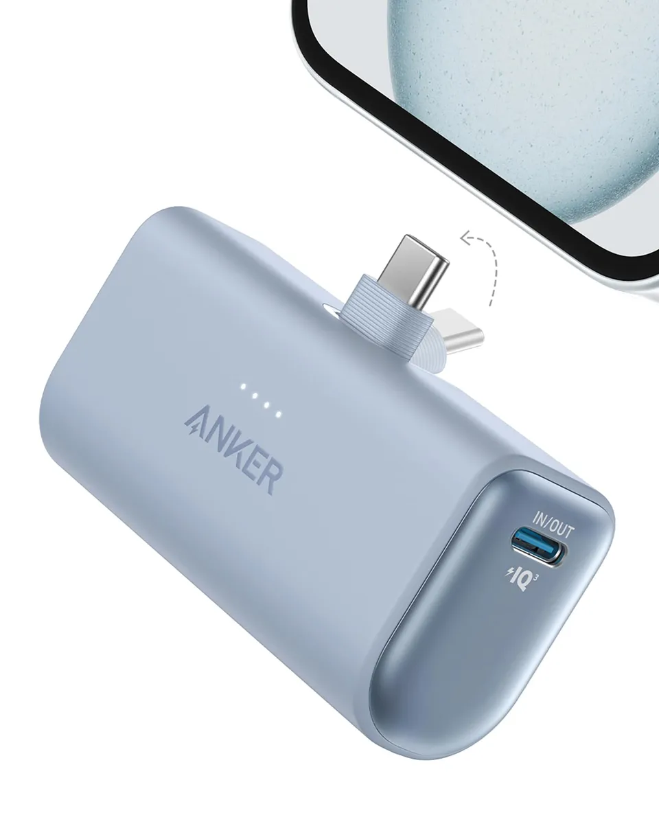 anker-nano-batterie-externe-5000-mah-22-5w-usb-c-pliable image 1