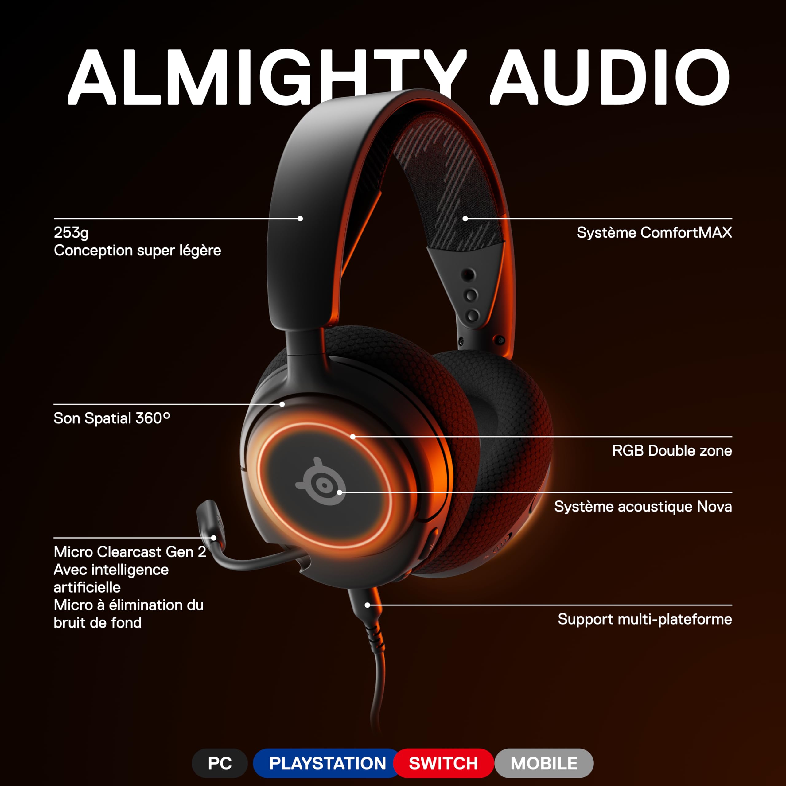 steelseries-arctis-nova-3-casque-gaming-multi-syst-me-rgb-son-360-pc-ps5-switch image 3