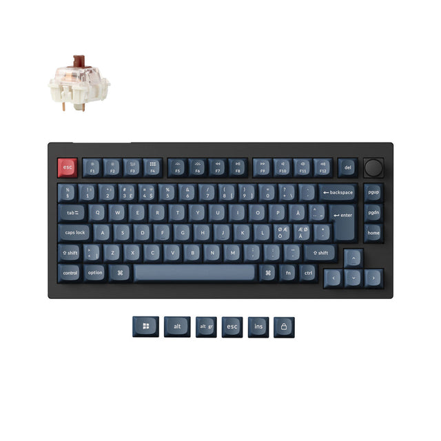 keychron-v1-max-qmk-clavier-m-canique-sans-fil-75-iso image 5