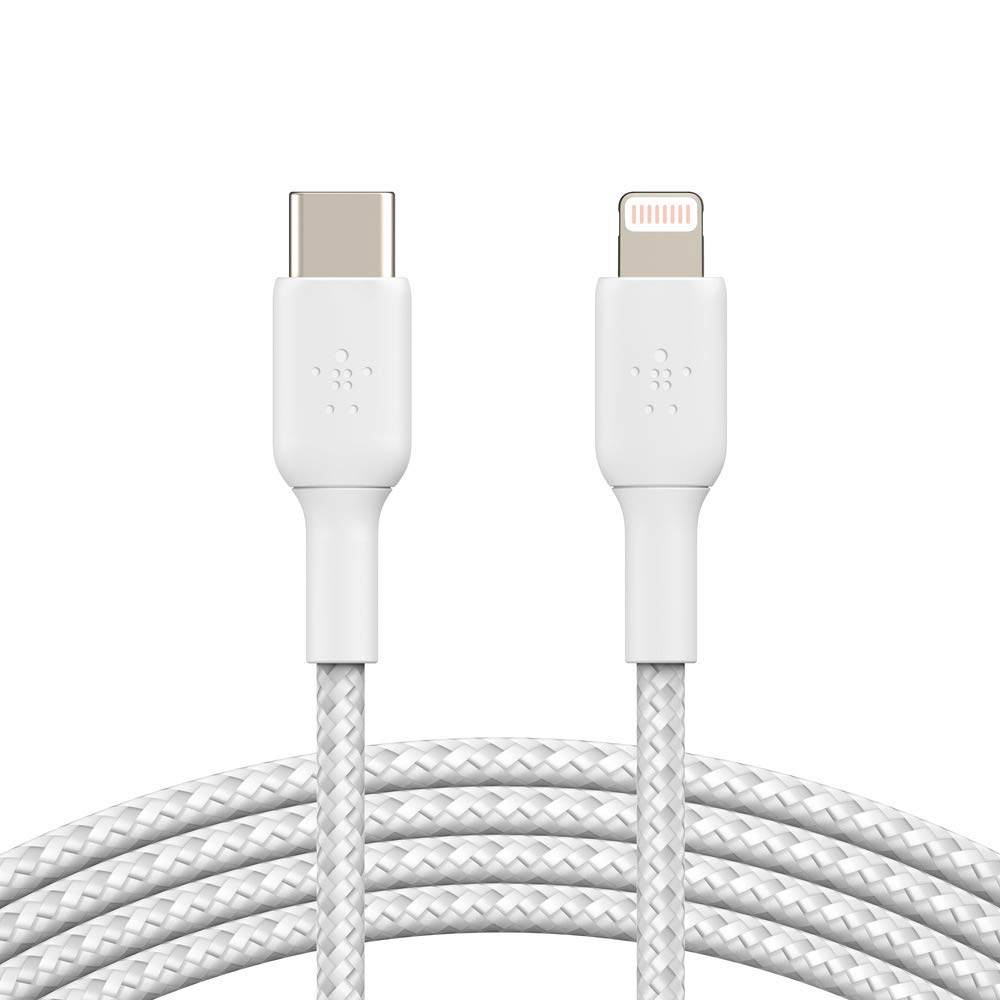 belkin-boostcharge-c-ble-usb-c-vers-lightning-tress-3m-blanc image 3
