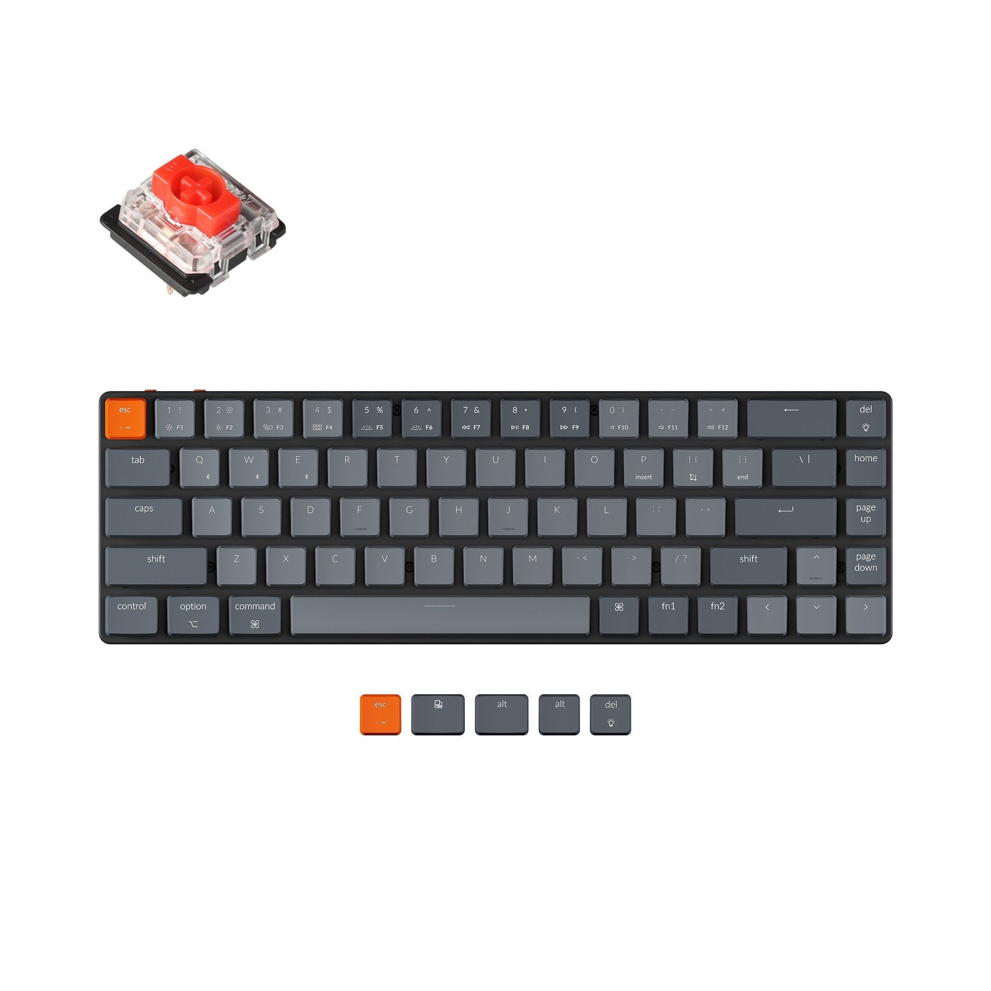 keychron-k7-ultra-fin-clavier-m-canique-sans-fil-65-us-ansi image 1