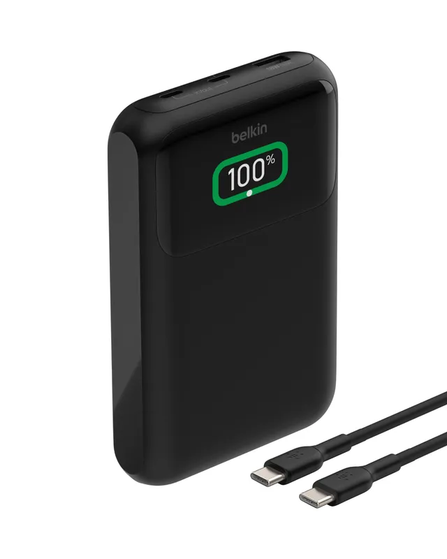 belkin-boostcharge-batterie-externe-20000mah-65w-3-ports-usb-c-usb-a-pour-macboo image 1