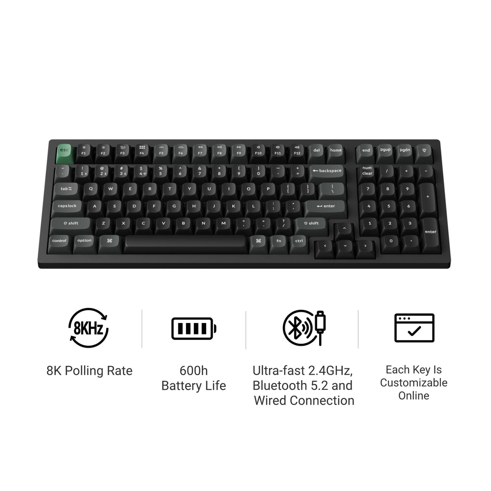 keychron-k4-ultra-clavier-m-canique-custom-sans-fil-96-8k-ansi-us image 1