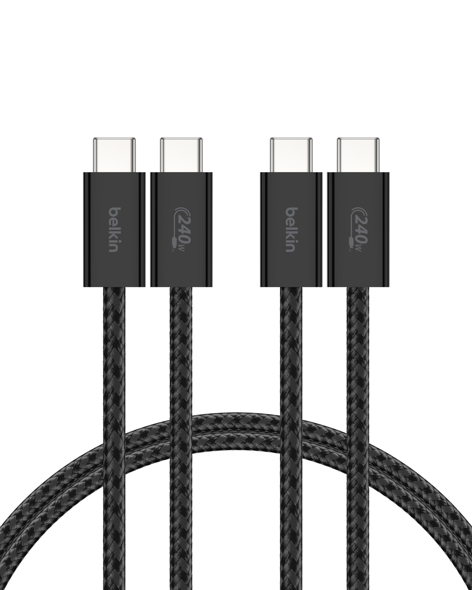 belkin-boostcharge-pack-de-2-c-bles-usb-c-vers-usb-c-tress-s-1-5-m-240w-blanc image 8