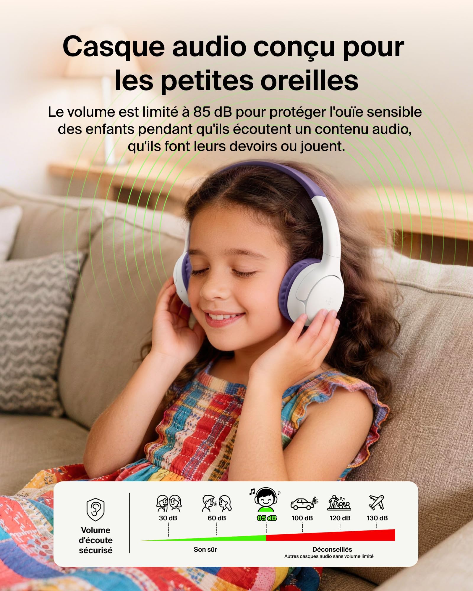 belkin-soundform-mini-2-casque-audio-sans-fil-enfant-violet image 3