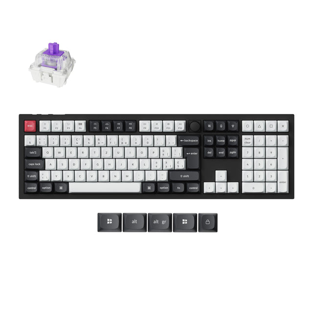 keychron-q6-he-qmk-clavier-custom-sans-fil-iso-100 image 3