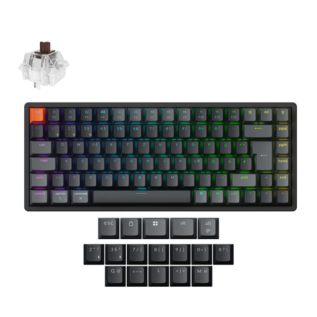 keychron-k2-version-3-clavier-m-canique-sans-fil-qmk-75-iso image 4