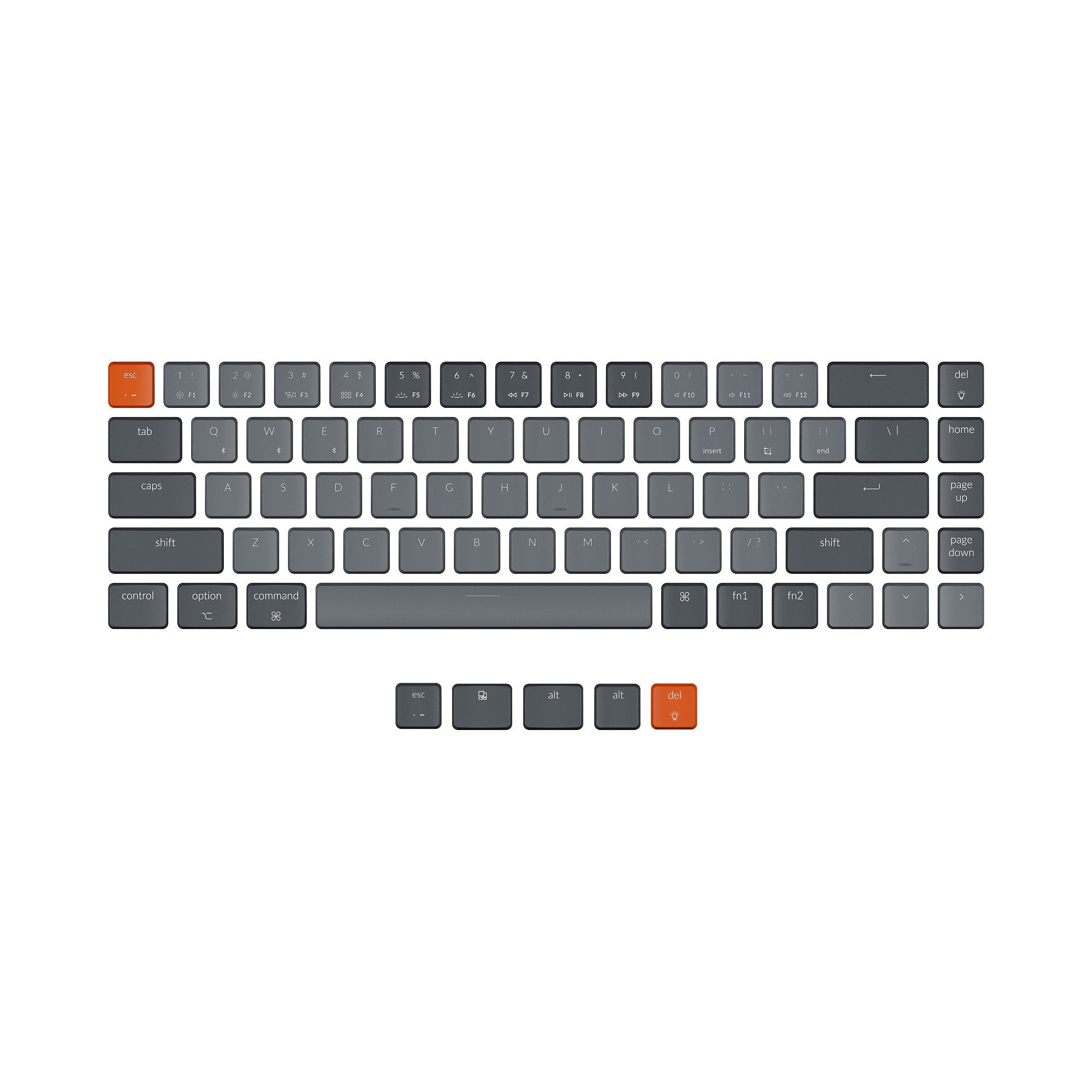 keychron-k7-set-de-touches-abs-pour-clavier-low-profile image 1