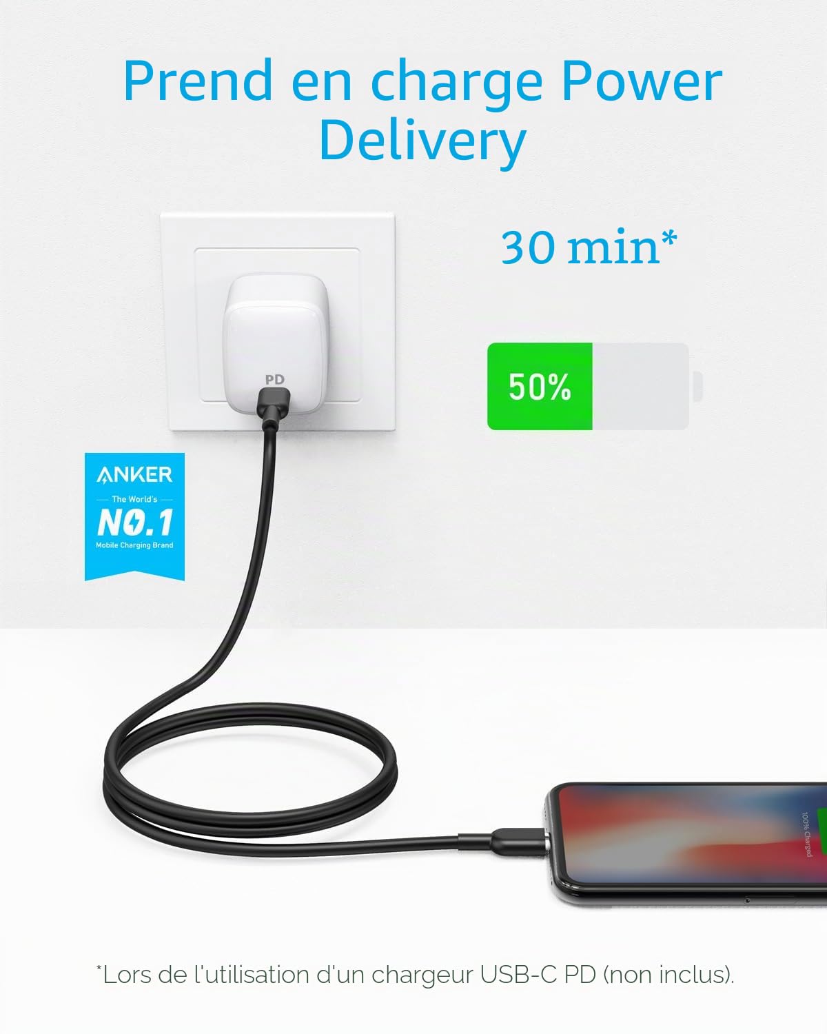 anker-powerline-ii-c-ble-usb-c-vers-lightning-180-cm-mfi image 2