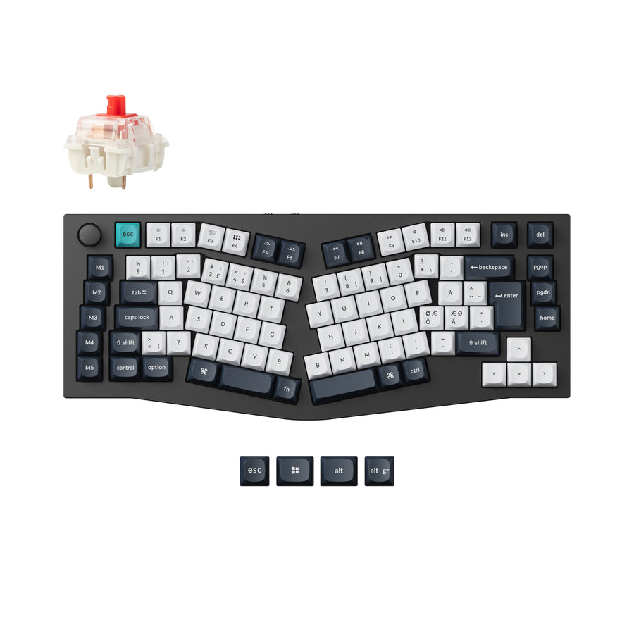 keychron-q10-max-alice-layout-clavier-m-canique-custom-qmk-iso-avec-molette image 7