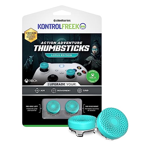 kontrolfreek-lotus-grips-xbox-rehausseurs-joystick-mid-rise-turquoise-x2 image 8