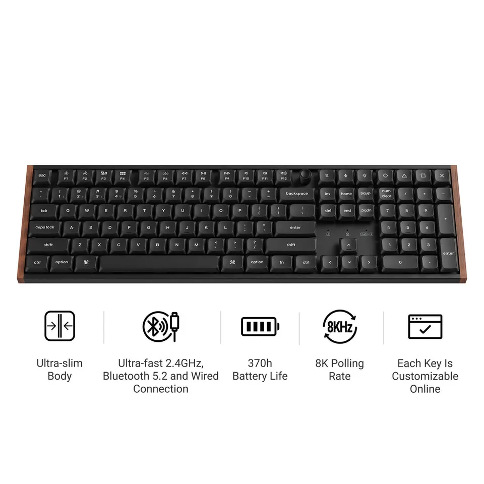 keychron-k5-ultra-8k-clavier-m-canique-sans-fil-slim-full-size-100-us-ansi image 1