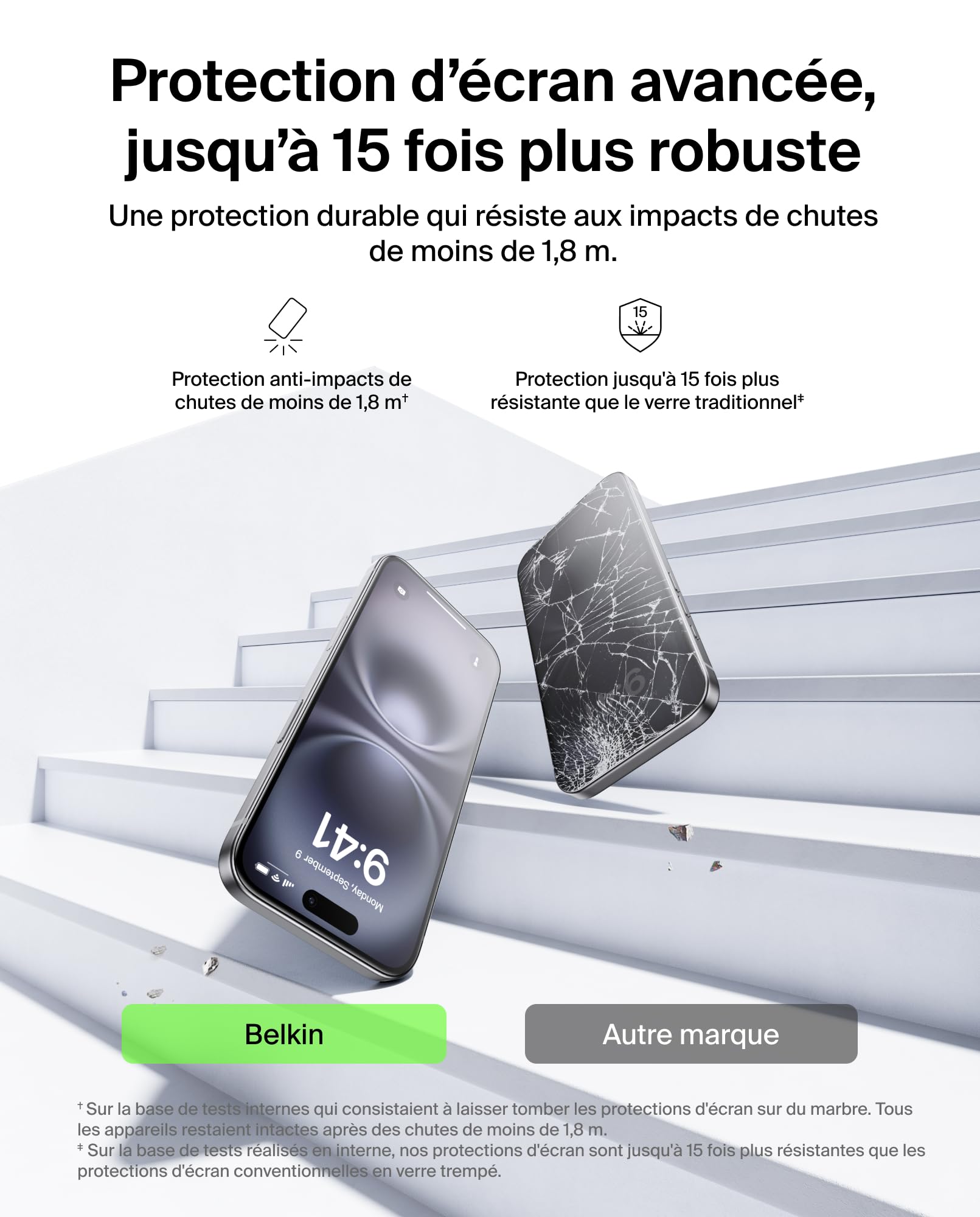 belkin-screenforce-temperedglass-protection-d-cran-iphone-17-pro-pack-de-2-9h image 3
