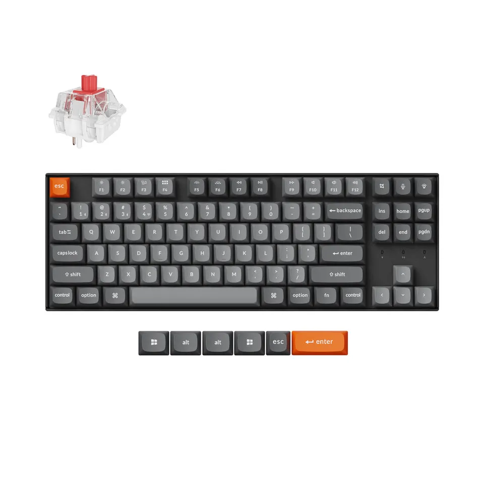 keychron-k8-max-qmk-clavier-m-canique-sans-fil-80-tkl-us-ansi image 1