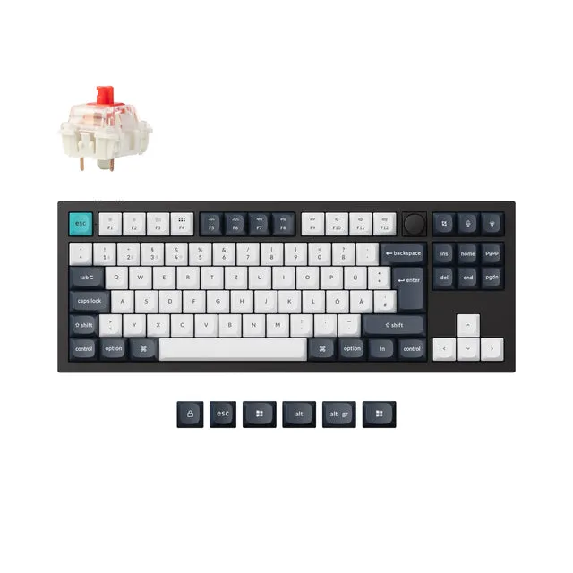 keychron-q3-max-clavier-m-canique-custom-sans-fil-qmk-via-tkl-80-layout-iso image 1