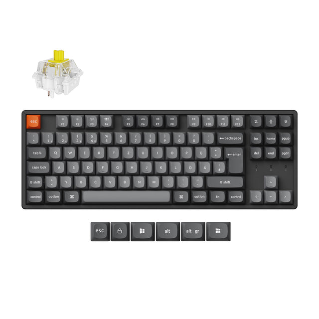 keychron-k8-max-qmk-clavier-m-canique-sans-fil-tkl-80-iso image 6