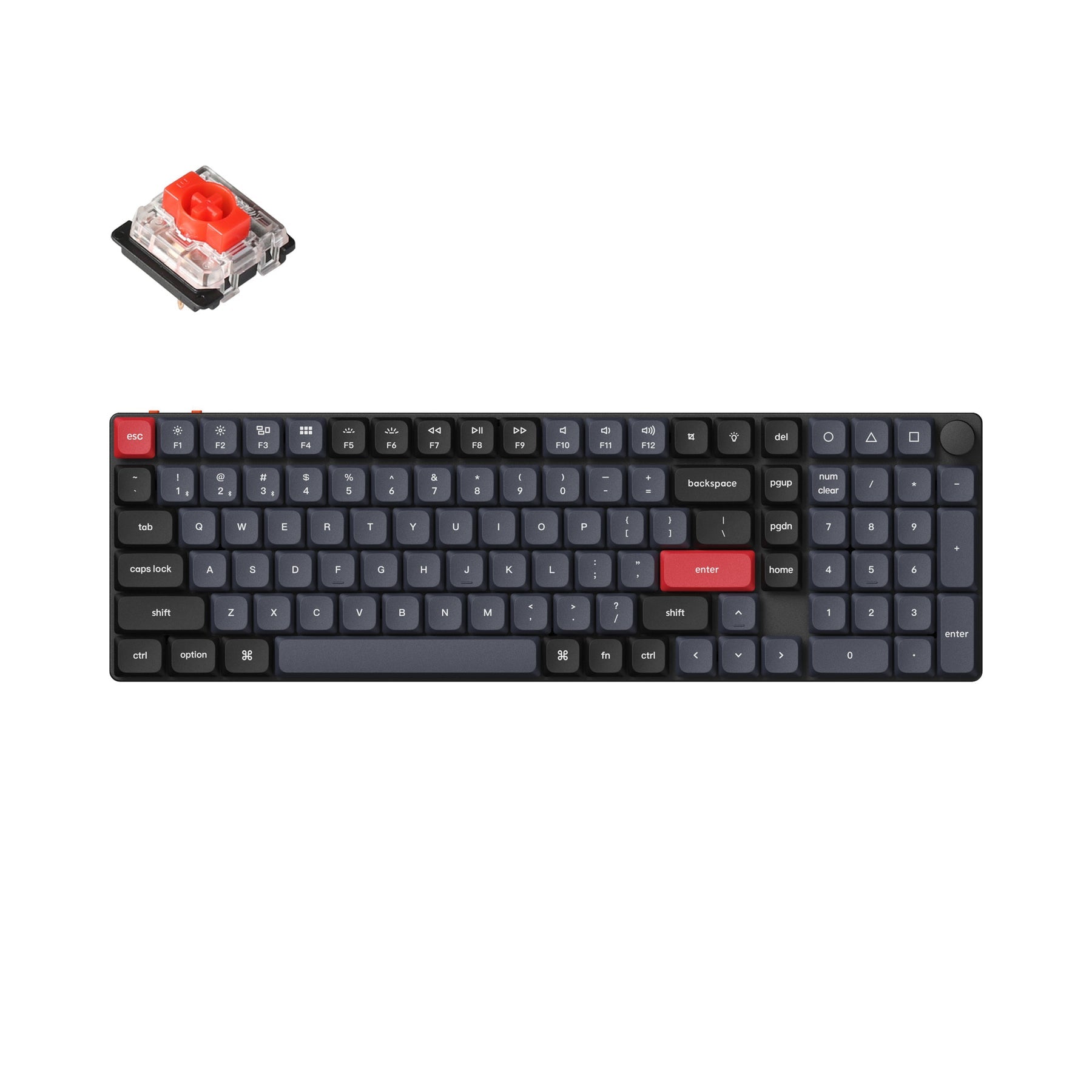 keychron-k17-pro-clavier-m-canique-sans-fil-ultra-fin-96-qmk-via-us-ansi image 1