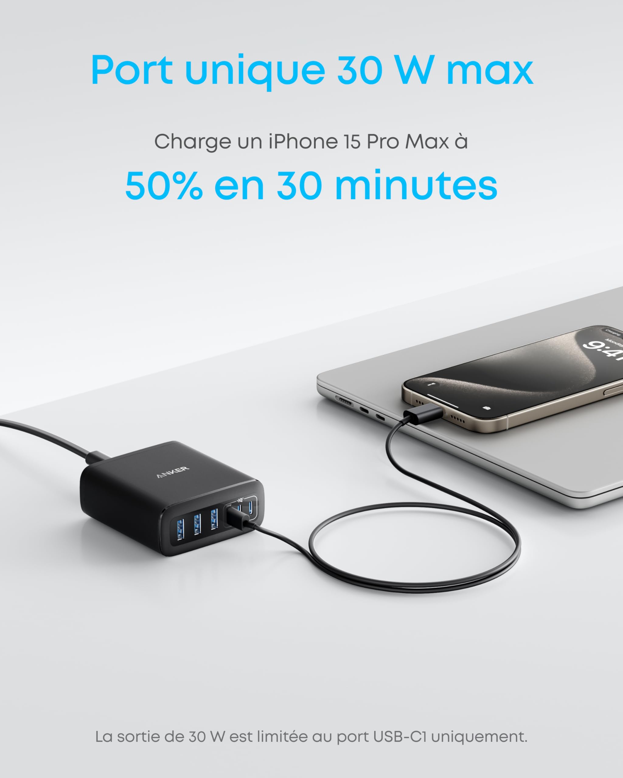 anker-chargeur-usb-c-112-w-station-6-ports-avec-organisateur image 3