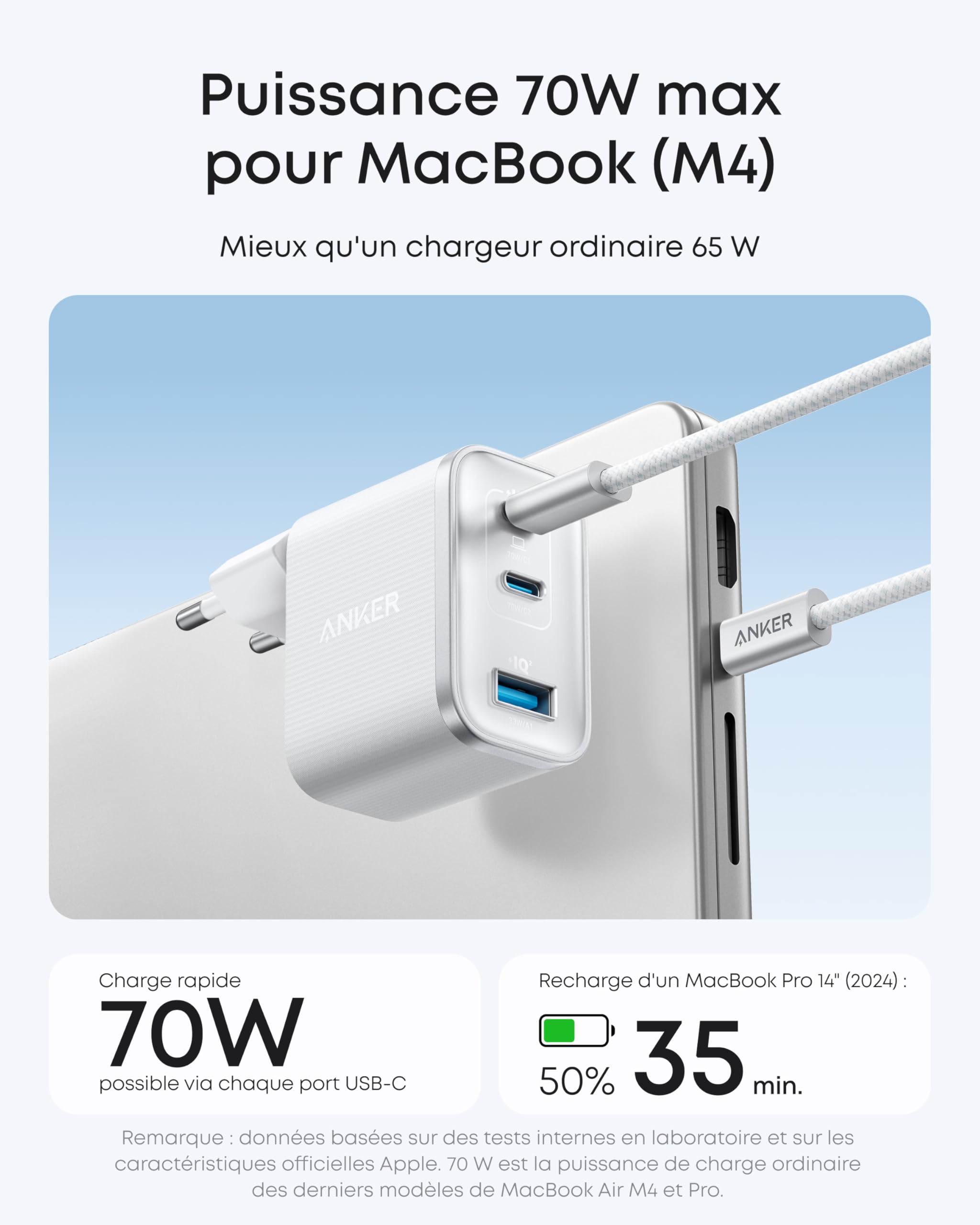 anker-nano-chargeur-usb-c-70w-3-ports-avec-c-ble-1-5-m image 2