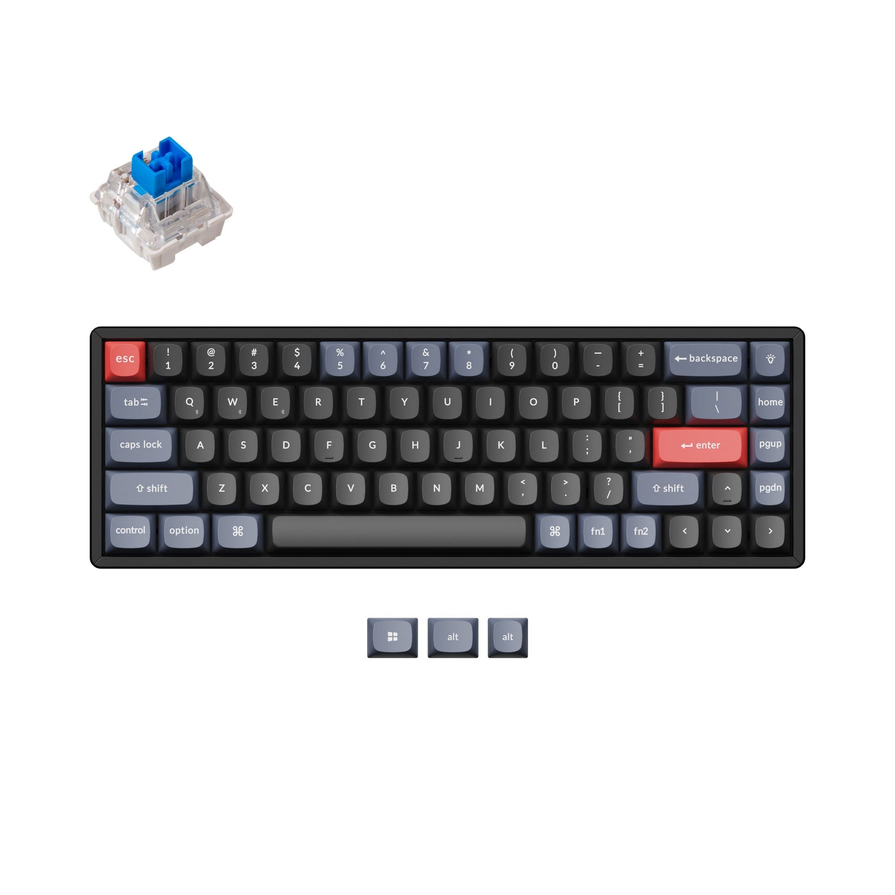 keychron-k6-pro-clavier-m-canique-sans-fil-65-qmk-via-us-ansi image 8