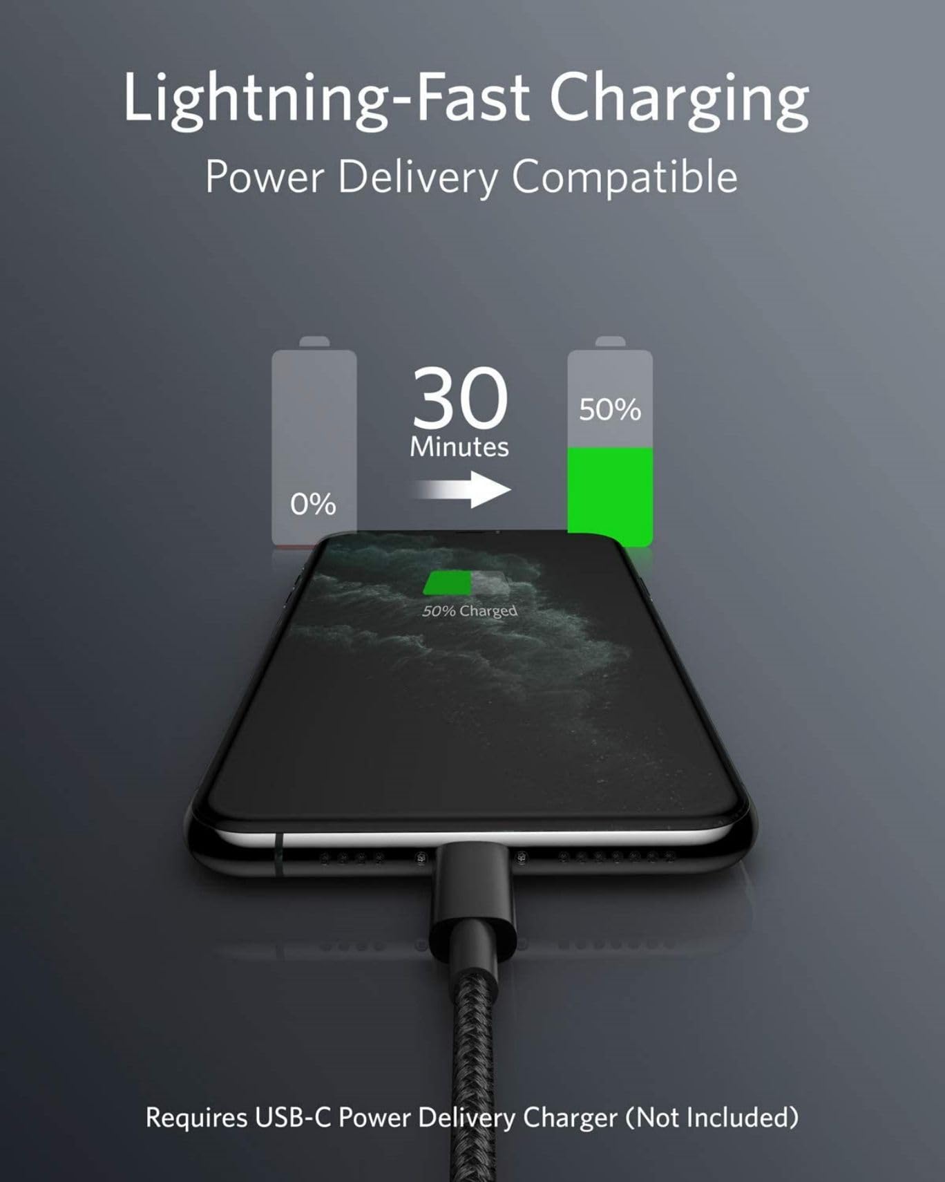 anker-c-ble-usb-c-vers-lightning-mfi-nylon-1-m image 2