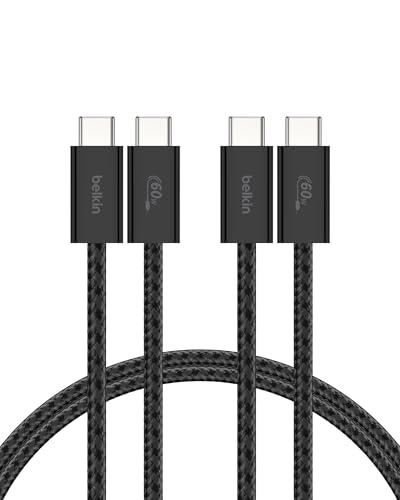 belkin-boostcharge-c-ble-usb-c-vers-usb-c-60w-1-5-m-pack-de-2-noir image 7