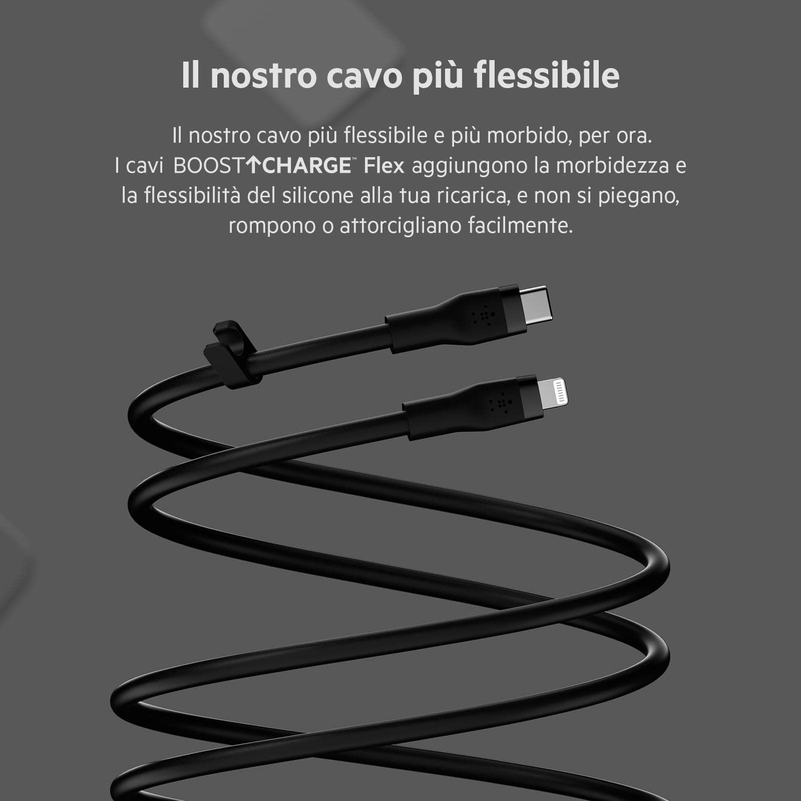 belkin-boostcharge-flex-c-ble-usb-c-vers-lightning-3-m-20-w-mfi-noir image 4