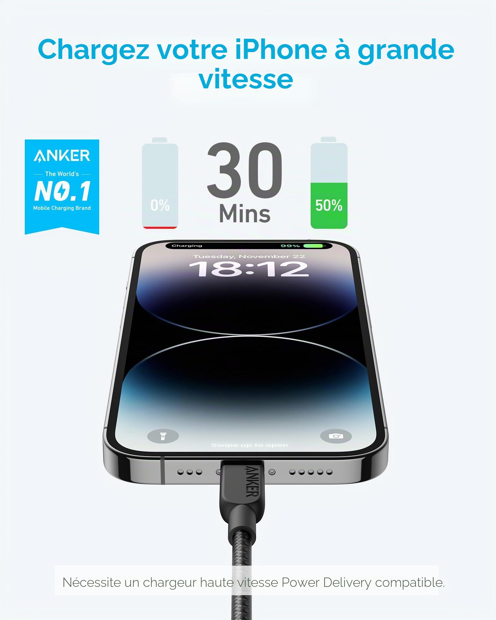 anker-c-ble-usb-c-vers-lightning-310-1-8-m-pack-de-2-noir image 2