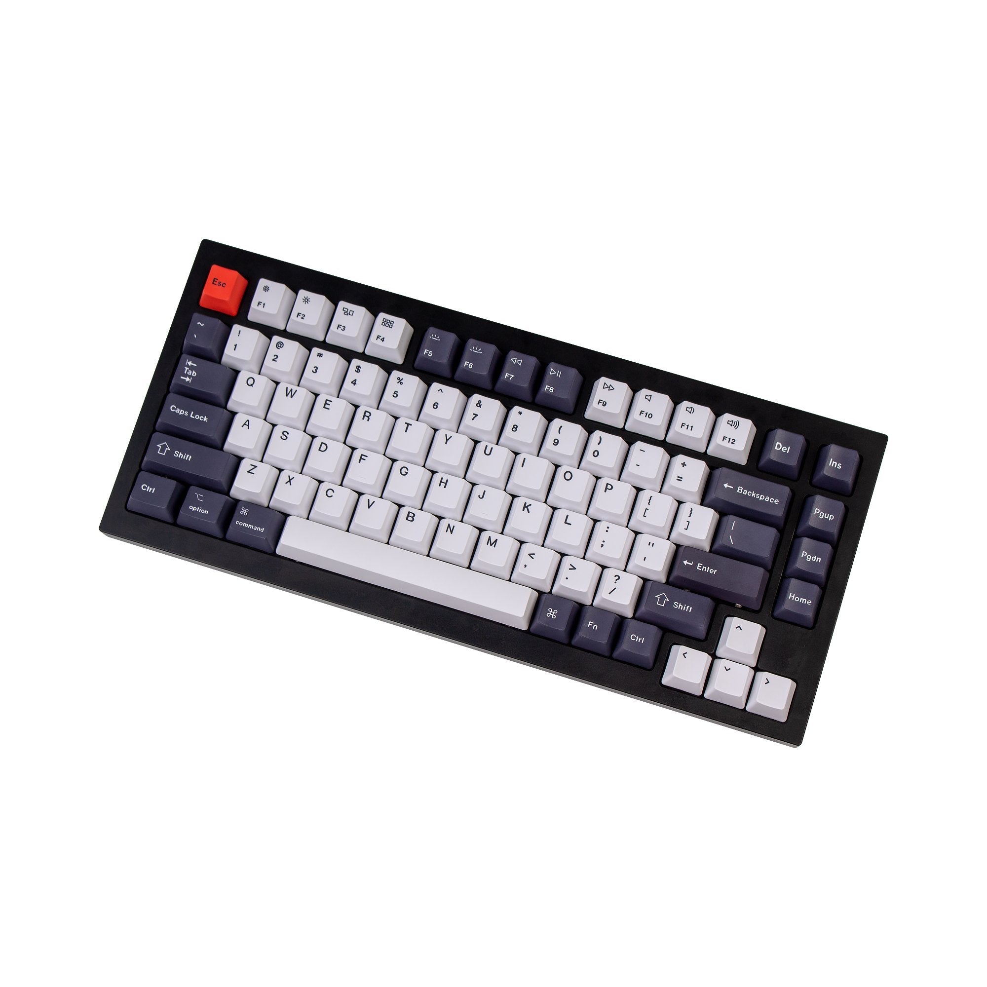 keychron-set-de-keycaps-oem-pbt-dye-sub-noir-bleut-et-blanc image 5