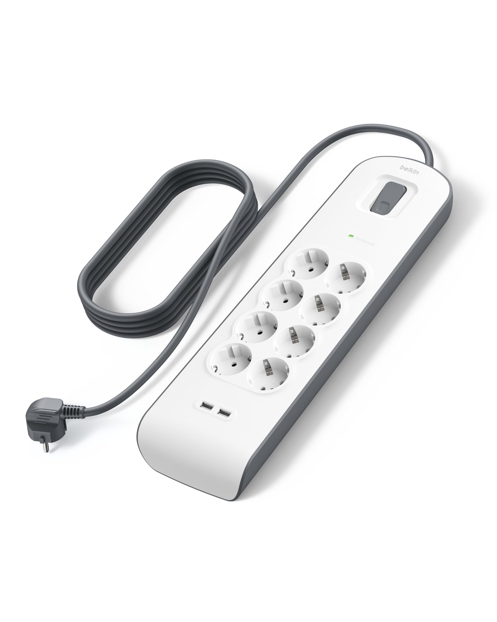 belkin-bsv401ca2m-parafoudre-4-prises-2-usb-525-joules-cordon-2-m-blanc image 7
