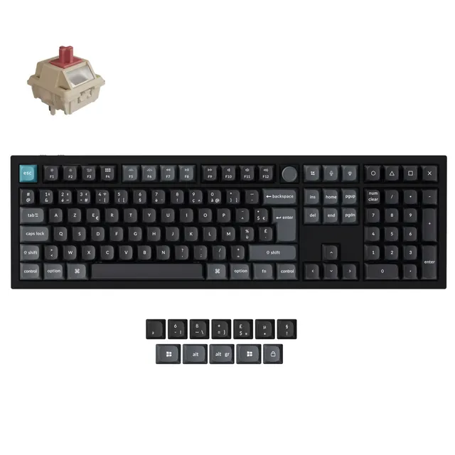 keychron-q6-ultra-8k-clavier-m-canique-custom-sans-fil-100-iso-fr-azerty image 1