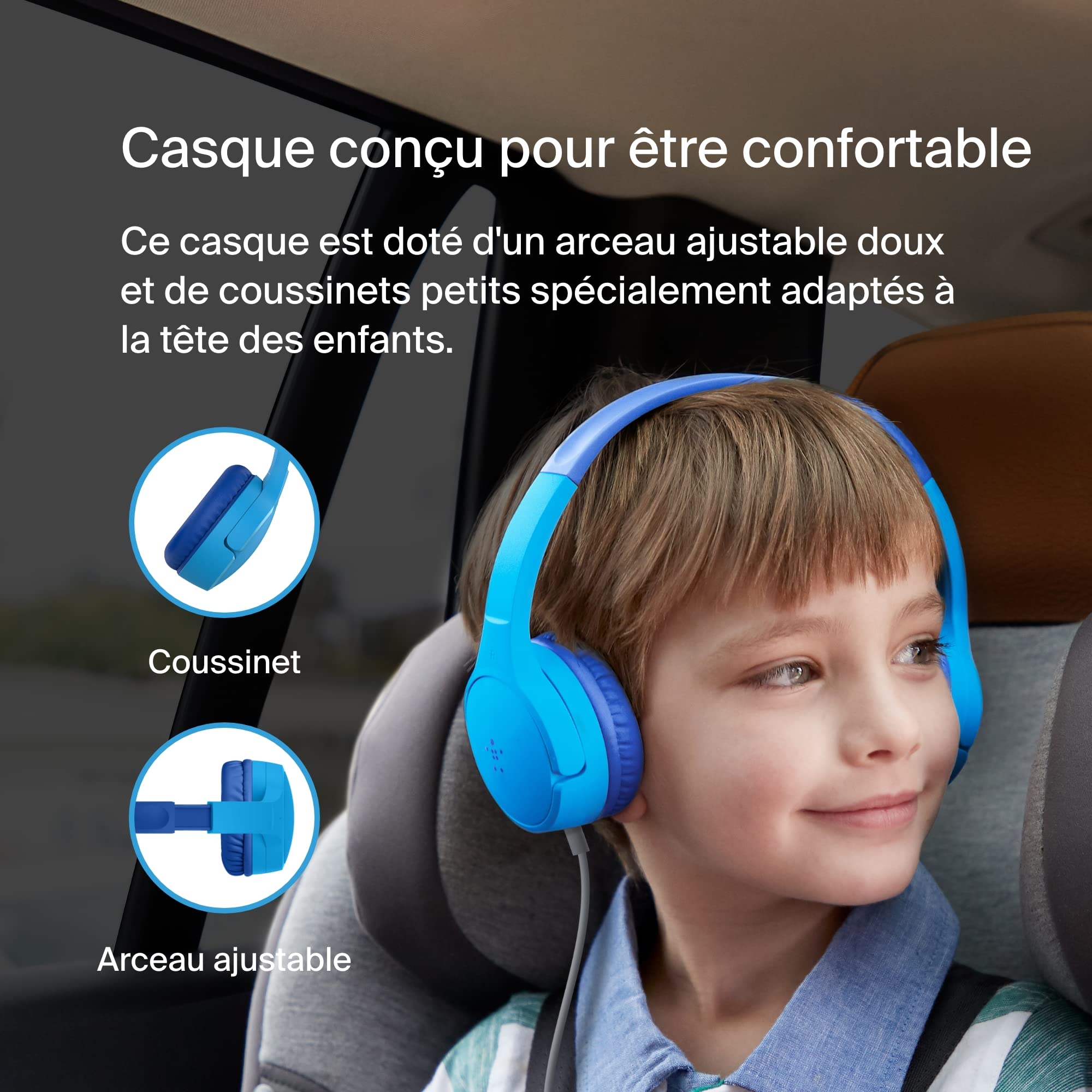 belkin-soundform-mini-casque-filaire-enfants-jack-3-5-mm-bleu image 5