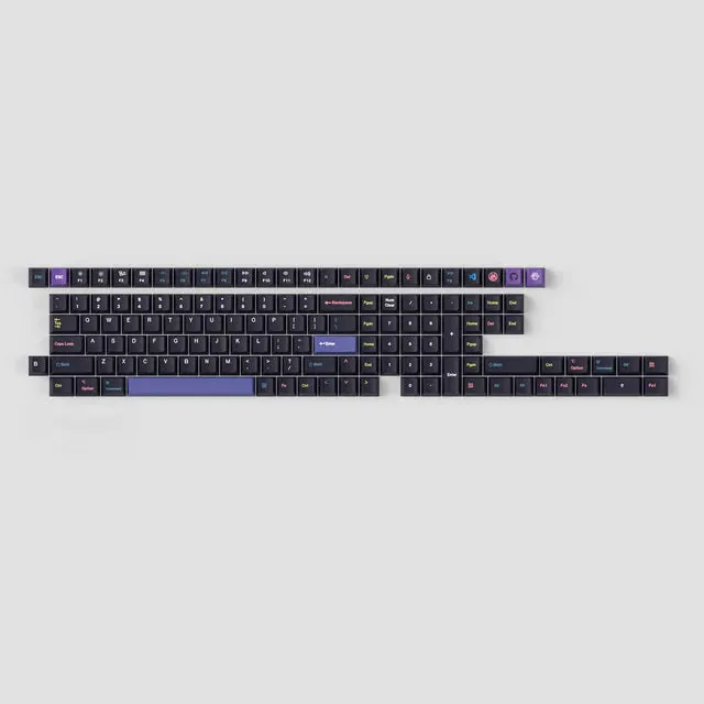 keychron-set-keycaps-cherry-pbt-dye-sub-cyber-developer-full-set-ansi image 1