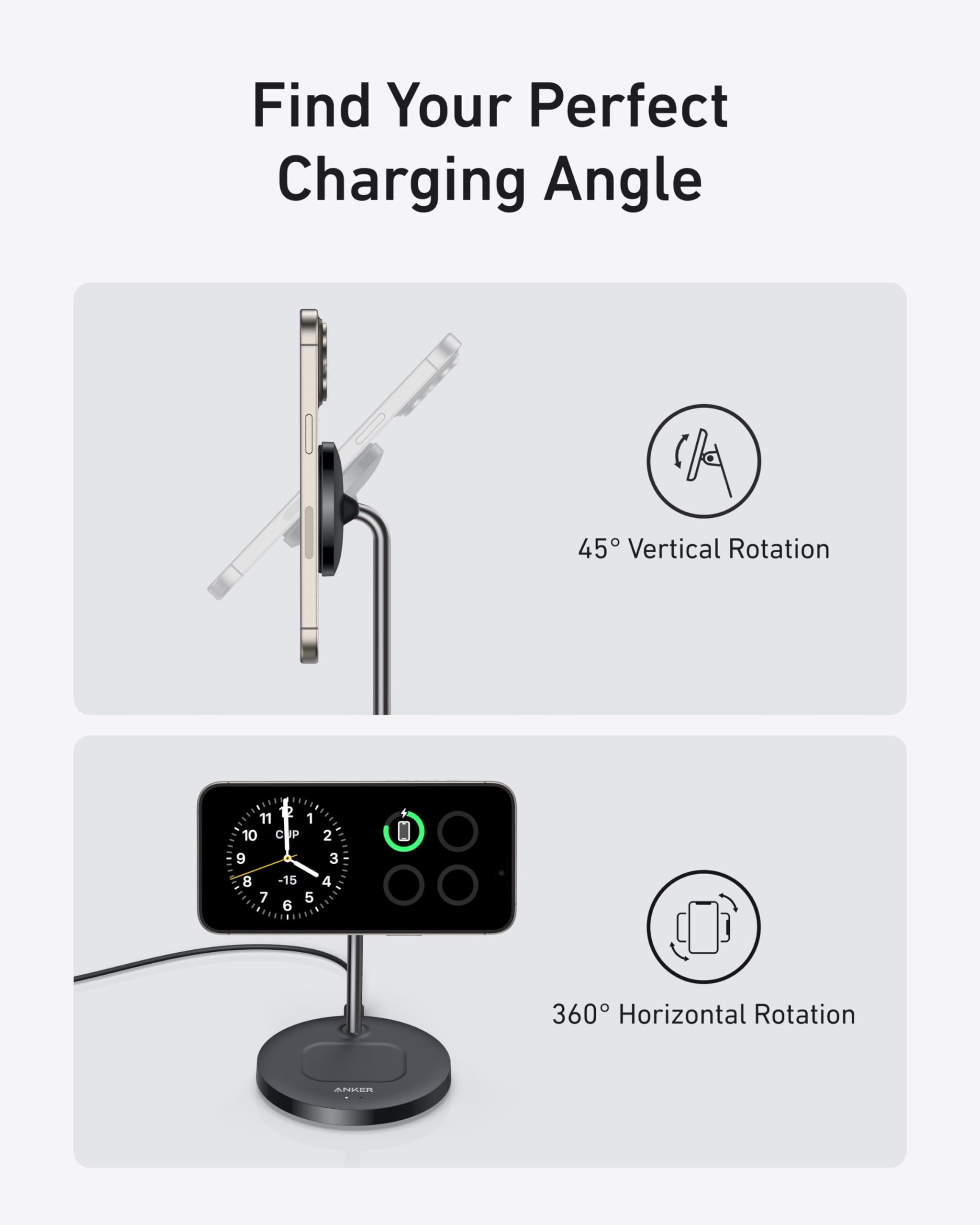 anker-chargeur-induction-qi2-magsafe-15w-support-2-en-1-ajustable-iphone-airpods image 4