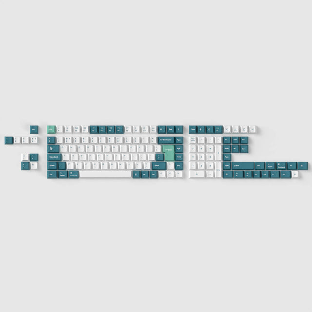 keychron-set-de-touches-iso-cherry-pbt-dye-sub-white-mint image 6