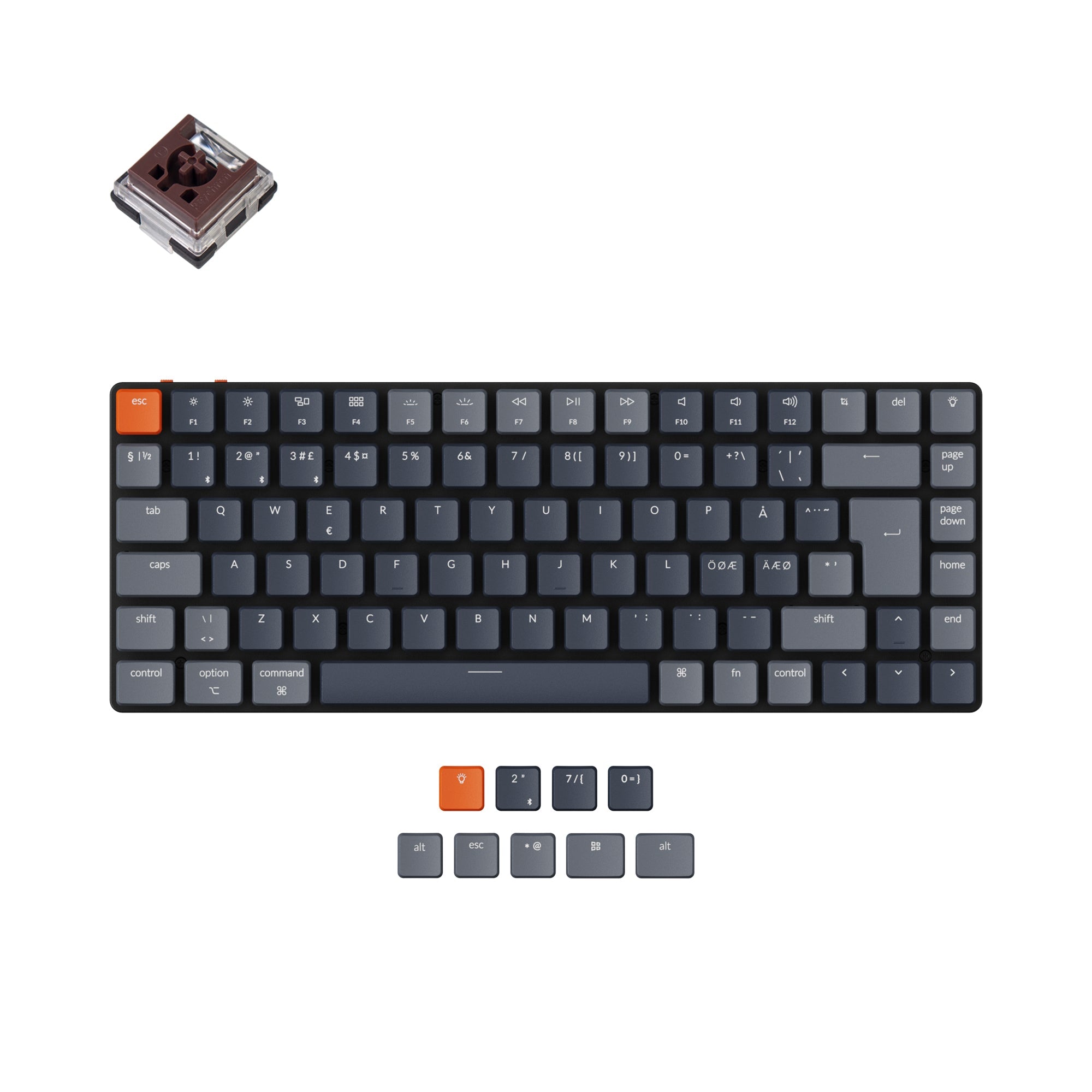 keychron-k3-version-2-clavier-m-canique-sans-fil-ultra-fin-iso-nordique image 6