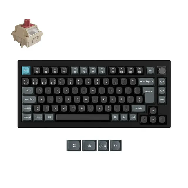 keychron-q1-ultra-8k-clavier-m-canique-custom-sans-fil-75-iso image 1