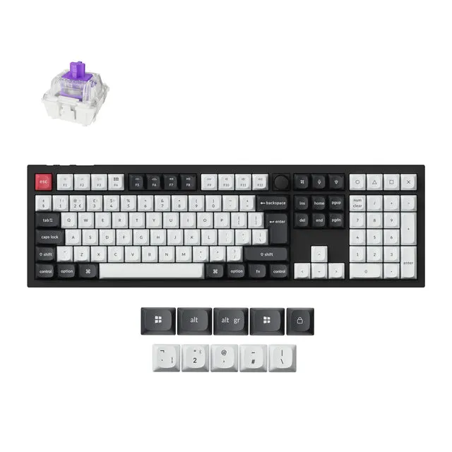 keychron-q6-he-qmk-clavier-custom-sans-fil-iso-100 image 1