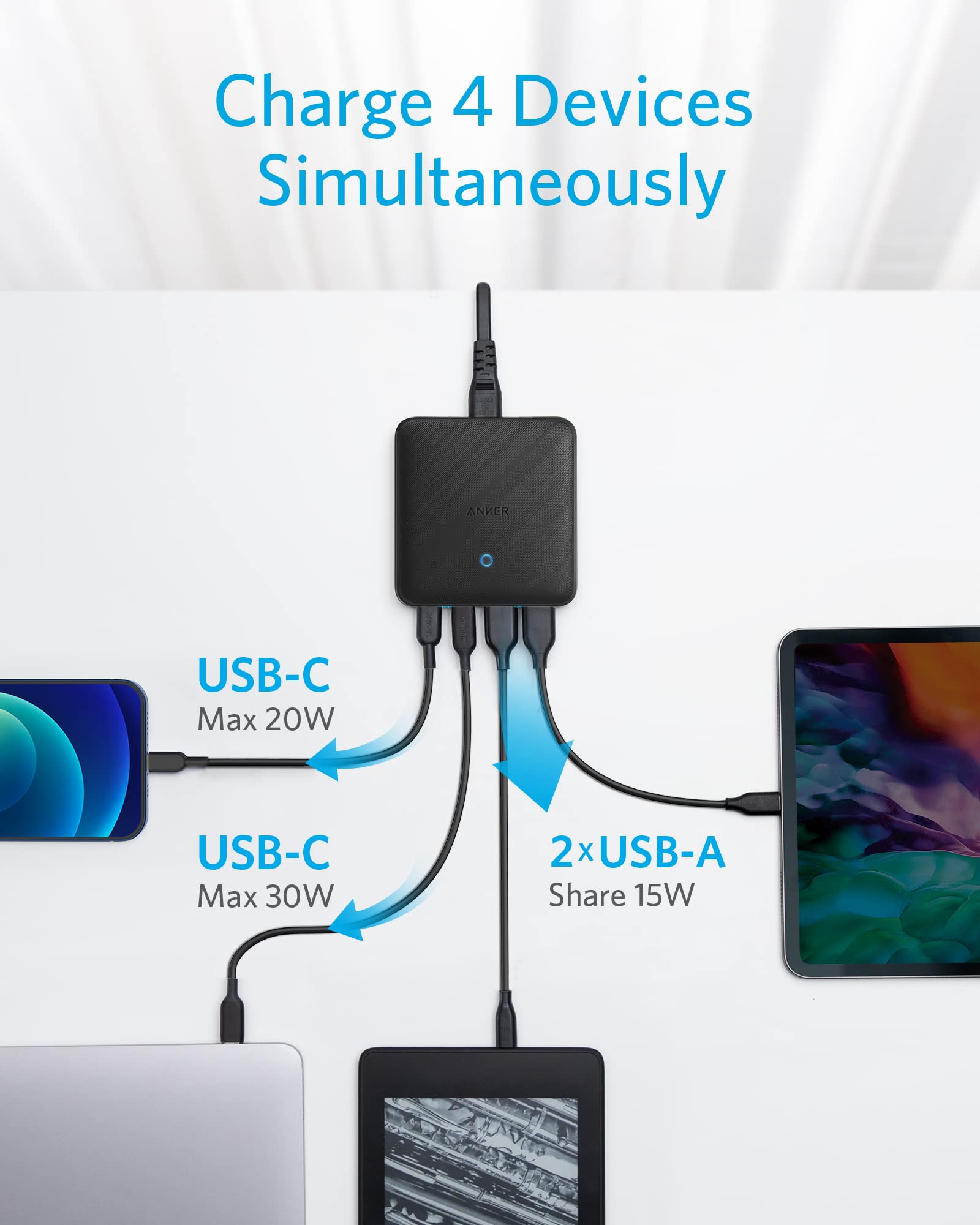 anker-powerport-atom-iii-slim-chargeur-usb-c-gan-63w-4-ports image 4