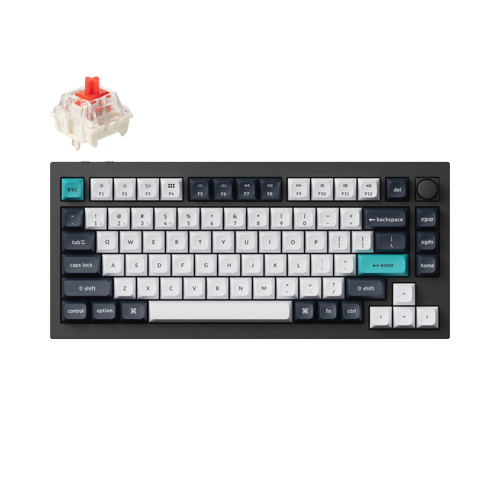 keychron-q1-max-clavier-m-canique-custom-sans-fil-qmk-via-us-ansi image 1