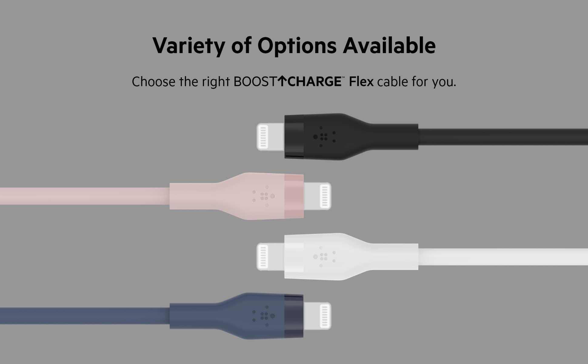 belkin-boostcharge-flex-c-ble-usb-a-vers-lightning-silicone-1-m-blanc image 6