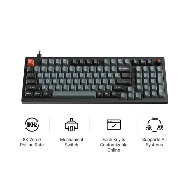keychron-v5-8k-clavier-m-canique-filaire-custom-qmk-96 image 1