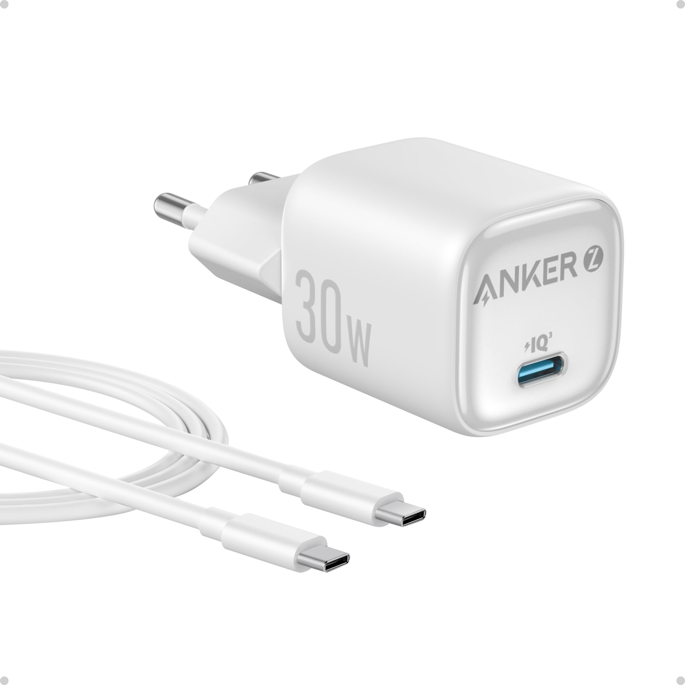 anker-zolo-chargeur-gan-compact-usb-c-30w-avec-c-ble-90-cm image 1